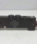 P3010 Quick Release Vacuum Module For Vacuum Pumps Lightweight 0.33 Lb Compact 8 By 2 By 2 Inches Used Good Condition High Performance Vacuum Tool Component For Industrial Automation Replacement Part, black metal unit