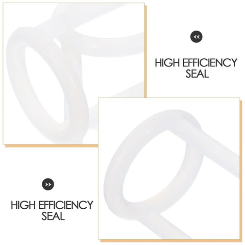 Ice Cream Machine Seal Rings Silicone Gaskets Replacement Parts For Commercial Ice Makers Leak Proof Food Grade Seals