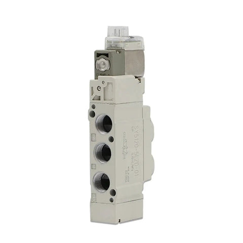 Top Tier SY5120 Pneumatic Solenoid Valve High Performance Industrial Grade 24V DC Actuator For Hydraulic Systems side view