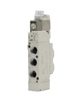 Heavy Duty Solenoid Valve For Pneumatic Systems SY5120 Series, direct replacement with three connection ports.