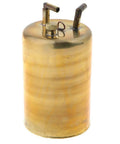 Premium Heavy Duty All Alloy Brass Oil Cane Paired With Tough Leather Bellow Pump For Precision Welding And Metal Fab Garage Shop Everyday Maintenance Staple, 85 x 115 mm