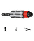 Pro Level Pneumatic Air Die Grinder Featuring Grippy Ergonomic Handle And Standard Quarter Inch Shank Delivers Kickin 24000Rpm with accessories.