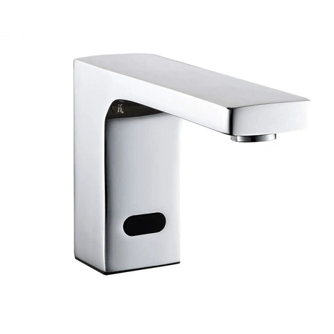 Electric Automatic Touchless Bathroom Sink Faucet With Hot And Cold Mixer, Sensor Hands Free Water Tap, Chrome Finish