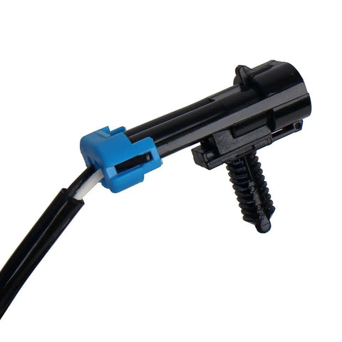 Close-up of ABS sensor connector for Front Wheel Hub Bearing Assembly 4WD with ABS 5 Lug Replacement for GM SUVs.