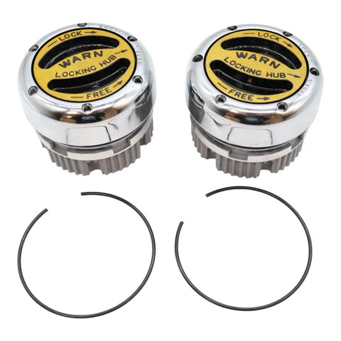 Premium Manual Locking Hub Kit With 19 Spline Fit Zinc Aluminum Dial Dual Seals Chrome Finish And Easy Install Hardware Built Tough For Off Road Use 1 Pair