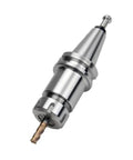 Get This Dynamic Balance ER Tool Holder For CNC Machining And Milling Cutter Jobs With BT40 ER16 Or ER20 70mm Specs For Serious Shop Work, showing a precision ER tool holder with drill bit.