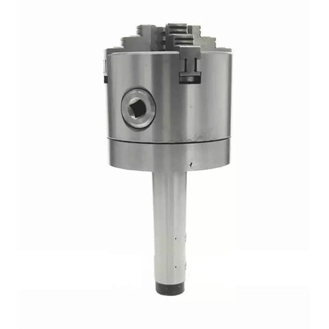 Upgrade Your Mini Lathe With This Rockin K11-80 3-Jaw Chuck And Mt2-80 Flange Adapter, 80mm metal chuck with Morse taper.