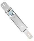Heavy Duty Garage Door Reinforcement Bracket For Opener Installation DIY Repair Hookup Brackets With Clevis Pin Attaches To Top Panel For Most Openers 18 Inch, steel bracket with clevis pin and adjustable holes.