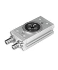 Heavy Duty Rotary Cylinder Pneumatic Actuator For Industrial Machinery Plug And Play Compact Design with precise rotary motion.