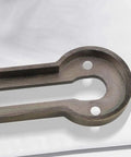 Tough As Nails Interior Door Security Chain Lock adjustable keep component in stainless steel, showcasing robust design for durability.