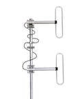 UHF Two Element Folded Dipole Antenna For 310 To 480 MHz, 500W Power Handling, 3 To 6 Dbd Gain, N Connector, 15 By 11 Inch, Mast Not Included
