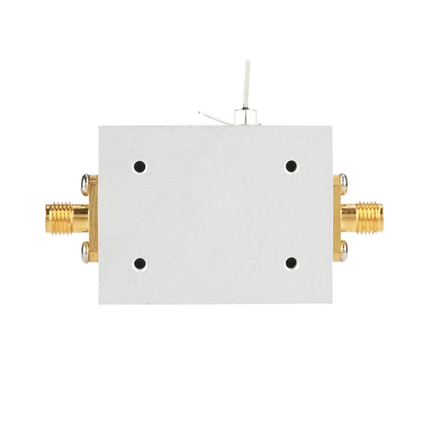 Two Pack Broadband Bias Tee Module 10 MHz To 6 GHz RF Microwave Coaxial Bias For Low Noise Amplifier Applications, front view.