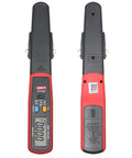 Front and back view of UT116C SMD Tester for Resistors, Capacitors, Diodes, and RCDs with Auto Range LCD, battery test function visible.
