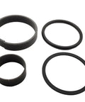 Heavy Duty Hydraulic Cylinder Seal Kit For Ford New Holland And Case IH Farm Gear With Lift Bucket Boom And Tilt Cylinders Replaces 86581665 Older SML40456 Easy Install DIY Friendly Farm Ready Durable Sealing Kit, four durable seals displayed.