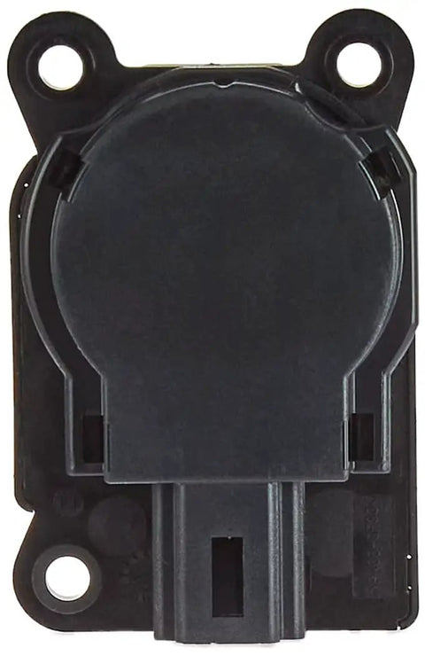 Direct Replacement GM OE Grade HVAC Temperature Control Actuator Assembly, black plastic, for vehicle cabin climate control.