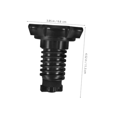 Spare Tire Bolt Replacement For Car And RV Hold Down Screw Durable Plastic Wheel Mounting Hardware with dimensions shown