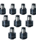 Premium 9 Piece GT12 ANSI Tap Torque Collet Set Fits M16R Electric Tapping Machine Includes 1/8 To 1/2 Inch precision chucks.