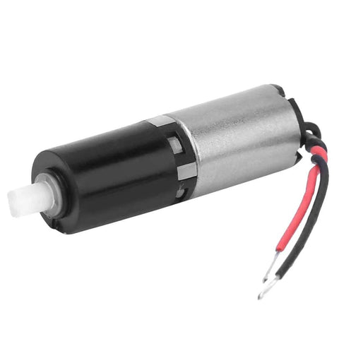 Tiny 6mm Micro Planetary Gear Reducer For DC 3V Motors Three Stage High Torque Mini Gearbox for Robotics, close-up view.