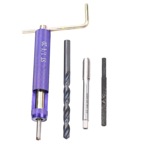 Upgrade Your Gear With This Top Tier Stainless Steel Thread Repair Insert Kit Featuring 50 High Strength Pieces Perfect For Fixing Stripped Threads In Aluminum And Magnesium To Lock Bolts Securely And Boost Durability For Heavy Duty Jobs That Need, tap drill, insert tool, and thread tap set
