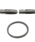 Honda Fit Civic CVT Transmission Chain Belt 901087 GK5 5T0 M3WC Replacement Durable Precise Fit Grooves Width And Circumference Matched For Smooth Shifts Easy Install Long Lasting Performance, metal CVT belt shown front and side views