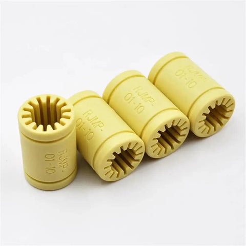 10 Pack Linear Bearing 10x19x29 Mm Plastic Bearings For 3D Printer Parts Industrial Bearings And Gears Smooth Glide Precision Movement Replacement Kit, four bearings
