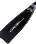 Gara 2000 HF Dive Fins For Scuba And Snorkelers Black Size 44 And 45 Three Material Construction with Soft Elastomer Foot Pocket