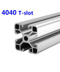 Heavy Duty 2080 T Slot Aluminum Profile Extrusion Linear Rail For Cnc Rigs And 3D Printer Frames Cut Clean At Two Hundred Millimeters Runs Slick Built Different, showcasing a 4040 T-slot design.