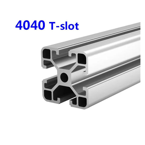 Heavy Duty 2080 T Slot Aluminum Profile Extrusion Linear Rail For Cnc Rigs And 3D Printer Frames Cut Clean At Two Hundred Millimeters Runs Slick Built Different, showcasing a 4040 T-slot design.
