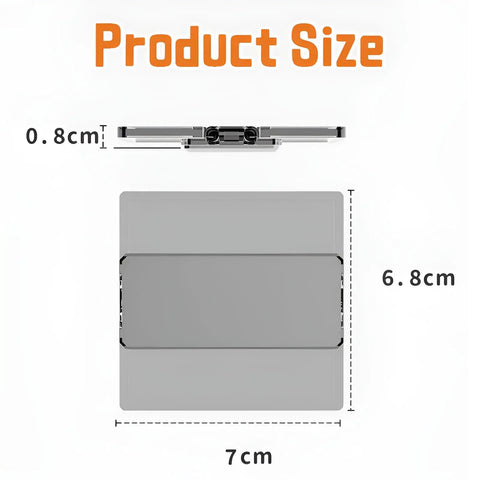 Two Pack Sliding Door Lock For Child Safety On Sliding Glass Doors And Windows With Extra Strong Adhesive side and front view