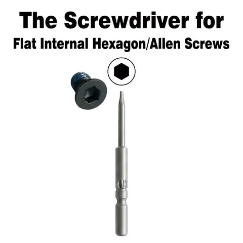 Rock Solid Replacement Screws For Minimalist Wallet Repair Includes Hex And T5 Torx Tools With Lock Tight Construction, hex screwdriver and screw