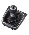 5 Speed Gear Shift Knob Boot Kit With Frame And Gaiter For VW Golf Rabbit Jetta MK5 2004 2009 MK6 2010 2014 Scirocco 2009 Octavia