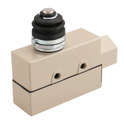 TZ 6101 Sealed Limit Switch With Beefy 15A 250VAC Heavy Duty Plunger Travel Switch IP65 Waterproof CE Certified For Industrial Roll Up Doors And Machinery CNC Automation beige sealed switch with black plunger