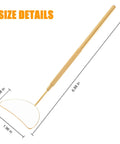 Half Moon Lash Mirror For Eyelash Extensions Large Viewing Window High Definition Clarity Easy To Use Tool For Precise Lashes Fits All Eye Shapes Remove Protective Film Before Use, 6.88 in gold