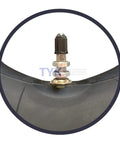 Multifit 28X9R12 And 28X10R12 ATV UTV Inner Tube With TR6 Metal Valve Stem, focus on valve with locking nuts.