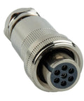 One Piece Seven Pin IP67 Sealed Proportional Valve Connector Rock Solid Build For Parker Rexroth Hydraulics Made Tough For The Daily Grind Work Now, showing the zinc alloy shell and pin configuration.