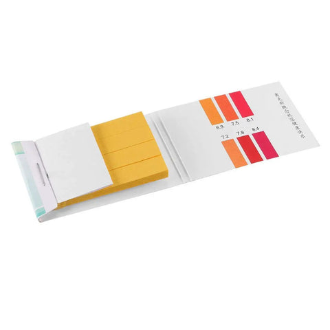 PH Test Strips 6.9-8.4 Indicator Paper Litmus Tester Kit For Water Food Pool Aquarium Testing 80 In 1 Alkaline And Acid Easy Readouts