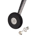 Carbon Fiber Landing Gear Wheel Kit For 260 30E RC Jet Airplane DIY Parts Set With 1.77 Inch Foam Wheels Lightweight Durable Gear M4 Axles