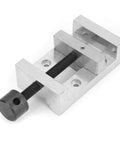 Beefy Metal Machine Vise Z012M for Wood Turning and Metalworking, zinc alloy vise with black screw clamp, angled view