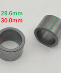 Replacement Washer Bearing and Seal Kit for Maytag Whirlpool Kenmore Dryer showing two metal bushings with dimensions 28.6mm and 30.0mm.