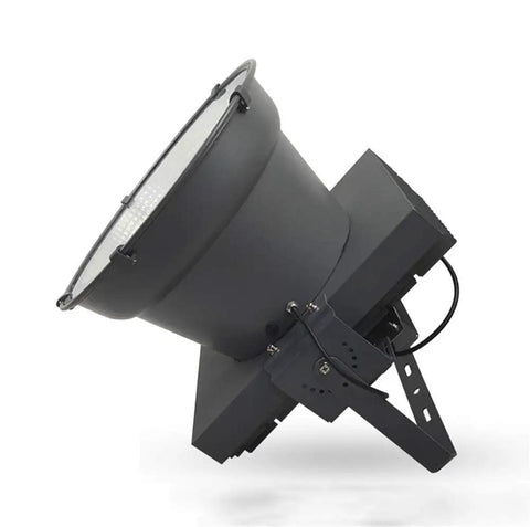 Heavy Duty Rechargeable Floodlight delivering beast mode illumination, angled view, IP66 aluminum housing for tough job sites.