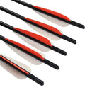 Close-up of 24 Inch Crossbow Release Bolts Set With Decocking System For Bow And Archery Hunting Durable Glass Wrap Construction
