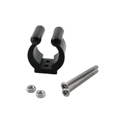 Kayak Paddle Clip 4 Pack Black Plastic Oar Keeper And Paddle Holder For Front Of Kayak Rod Clamps With Screws And Nuts Set