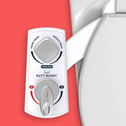 Control panel of Fresh Water Bidet Toilet Seat Attachment With Dual Nozzles No More Wiping Easy Install