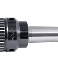 Side view of MT3 Keyless Drill Chuck, Beefed-Up With Integrated Shank And Titanium Jaws for lathe and drill press use.