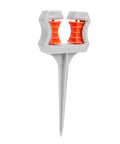 Three Pack Garden Hose Guide Spikes with Durable ABS Roller Guides for Plant Protection Greenhouse and Yard Lawn Care.
