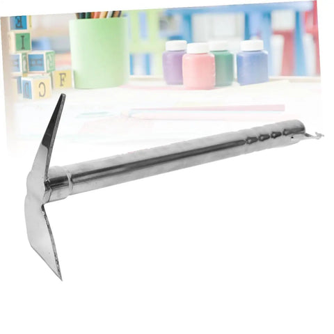 Stainless Steel Garden Hoe Double Use Tool For Planting And Weeding Lightweight Durable Hand Hoe With Ergonomic Handle