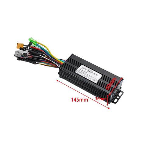 Sine Wave Brushless Controller For Electric Bikes And Scooters, Supports 24 Volt 36 Volt And 48 Volt Systems With 750 Watt Or 1000 Watt Motors, Three Modes In A Durable Aluminum Case, UART No Two Protocol, Hall Sensor Optional, Easy Install