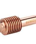 Heavy Duty Plasma Cutter Consumables Kit With Copper Electrode And Nozzle Set For Industrial 45A Torch Replacement Parts Plus Spares, copper electrode close-up.