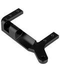 4 Link Servo Mounts for TRX4 Crawler Upgrade With Panhard Bar Replacement, 4 Link Suspension Conversion, Integrated Servo On Axle, CNC Aluminum Construction, Black Finish black CNC aluminum bracket for TRX4 axle servo mount