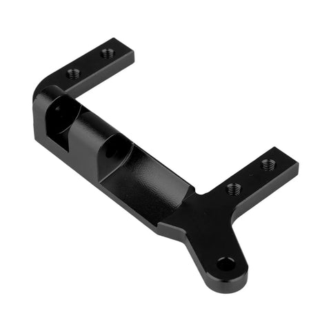 4 Link Servo Mounts for TRX4 Crawler Upgrade With Panhard Bar Replacement, 4 Link Suspension Conversion, Integrated Servo On Axle, CNC Aluminum Construction, Black Finish black CNC aluminum bracket for TRX4 axle servo mount